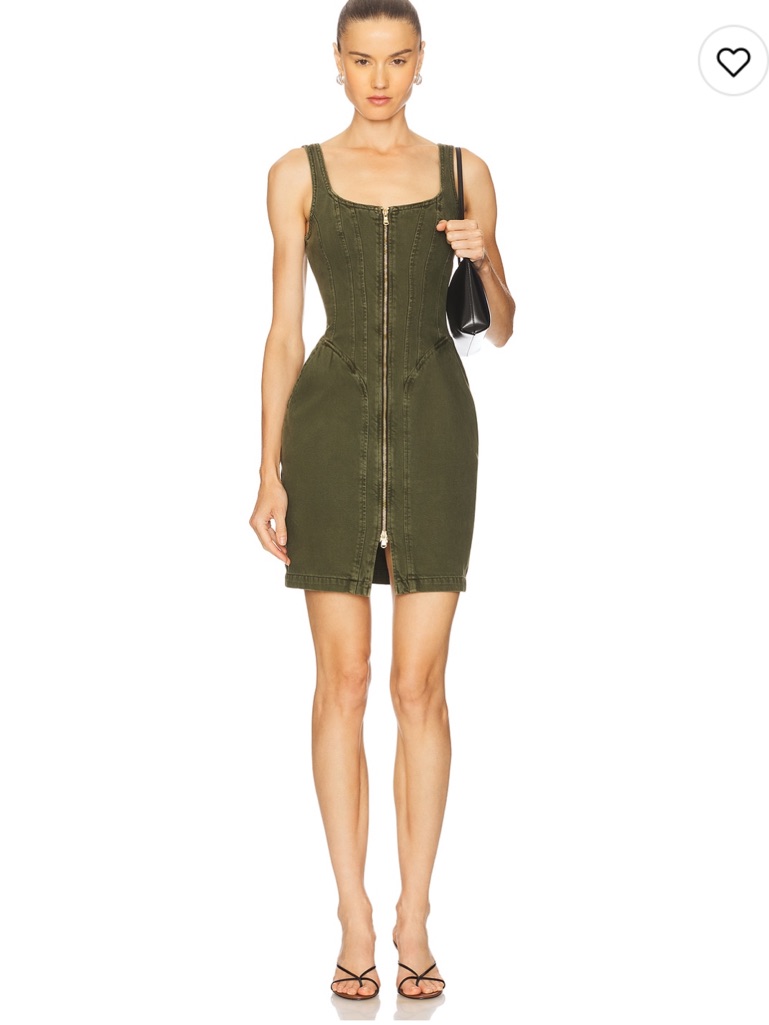 L’agence Jaxyn Corset Dress In Picholine